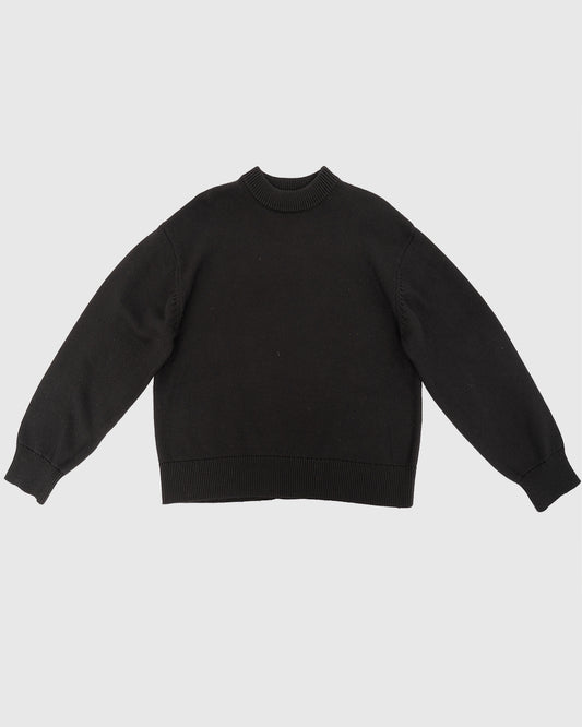 Diamond Knit Sweater Black