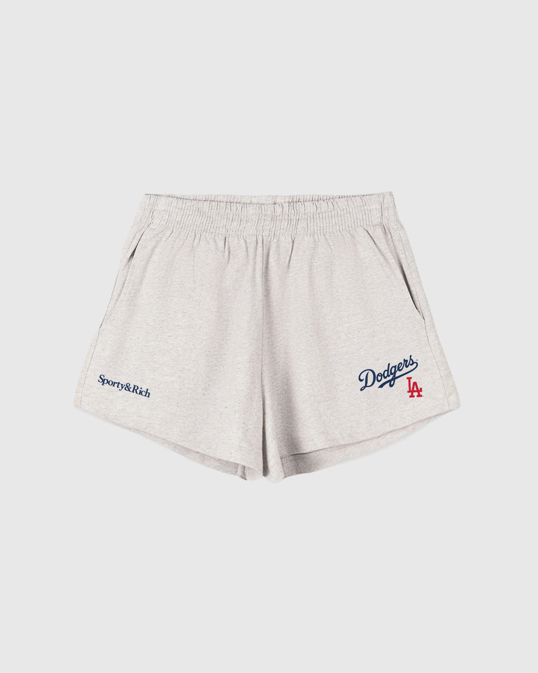 Dodgers Serif Disco Short Heather Gray