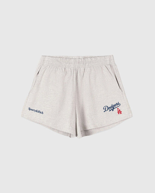 Dodgers Serif Disco Short Heather Gray