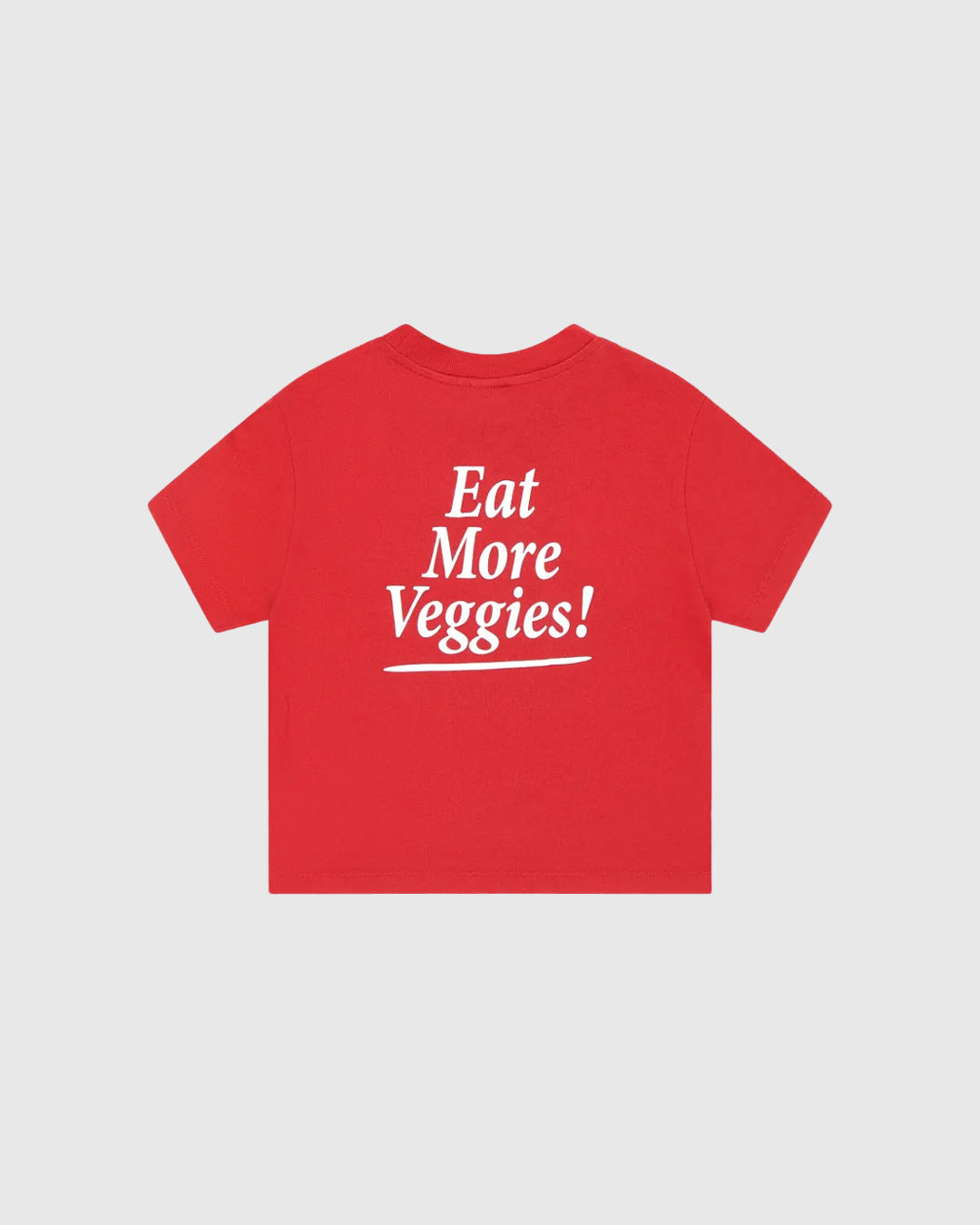 Eat More Veggies Kids T-Shirt Ruby
