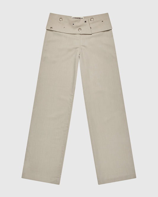 Ella Pants Eyelets Sand