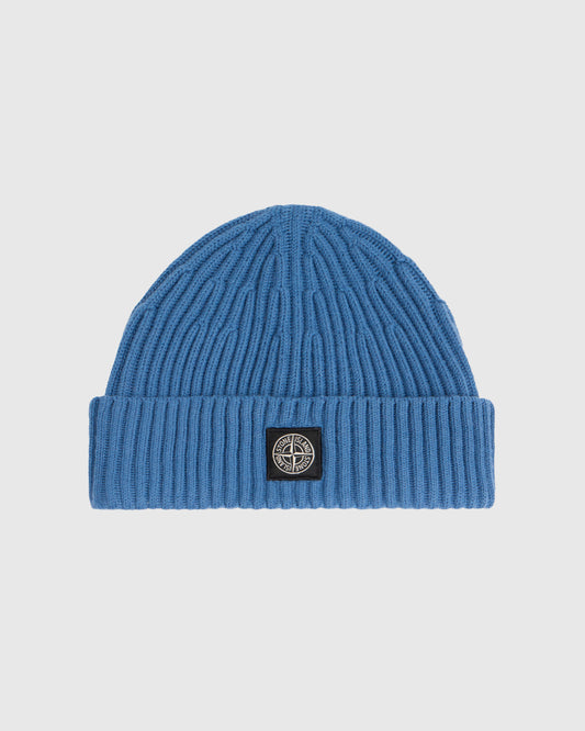 Full Rib RWS Wool Beanie Steel Blue