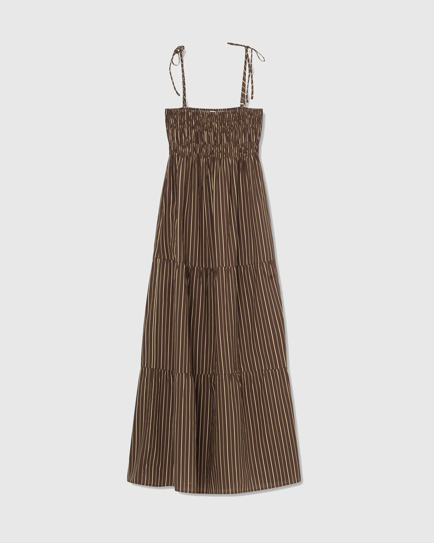 GigiRS Dress Brown Stripe