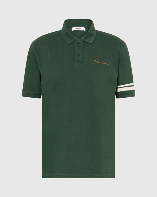 Global Pique Polo Dark Green