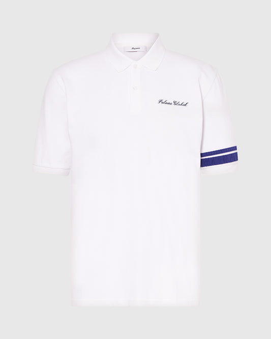 Global Pique Polo White