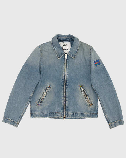 HÚRRA x Dutton 80s Light Blue Jacket