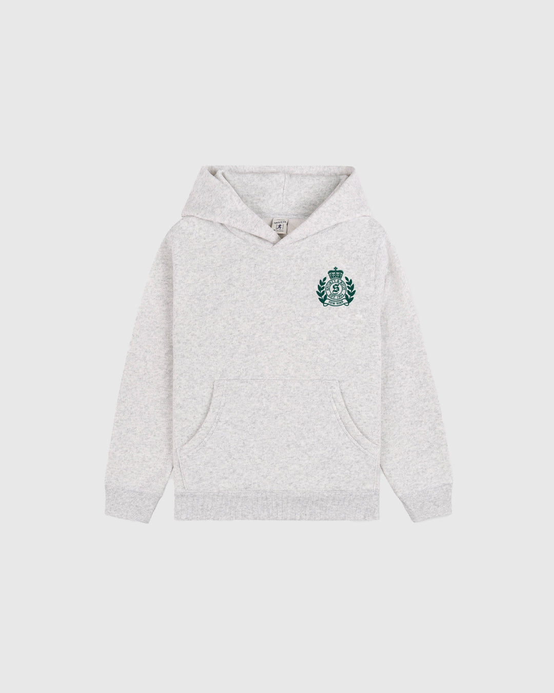 H&W Crest Kids Hoodie Heather Gray