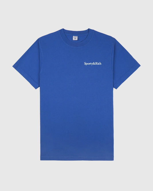 Health is Wealth T-Shirt Paris Blue