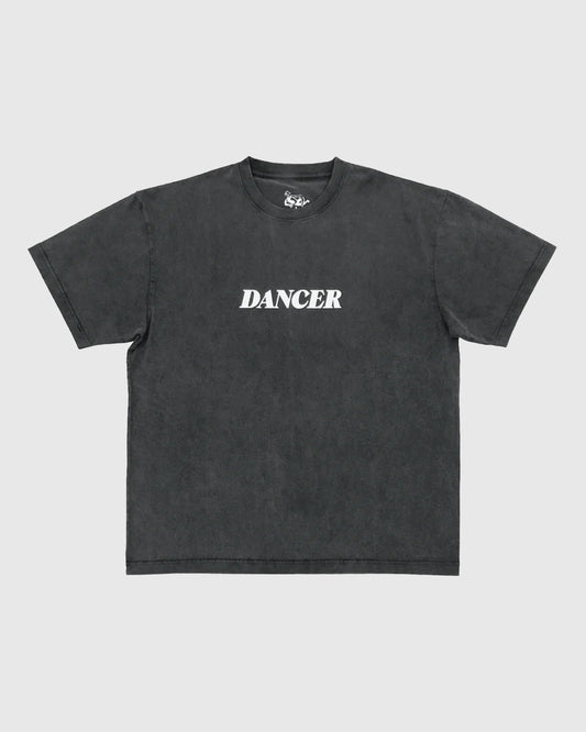 Italic Logo Tee Black