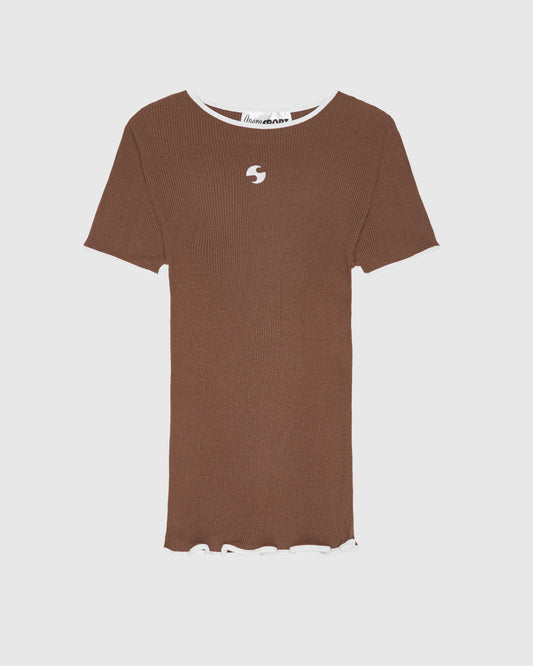 Jaya Seamless Top Brown