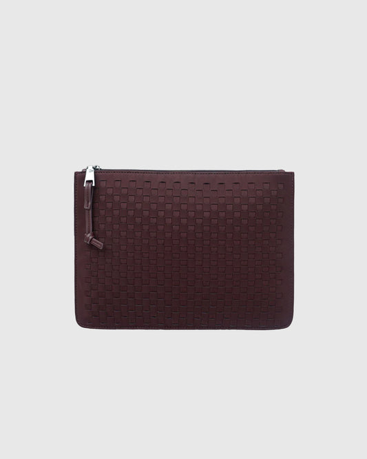 Kit Large Braided Neoprene Midnight Plum