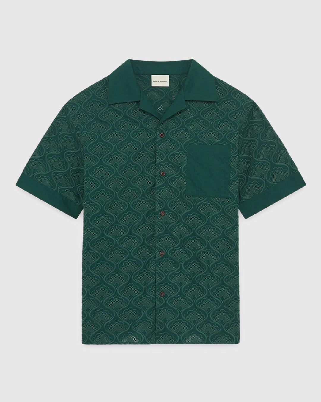 La Chemise Brodée Tapisserie Dark Green