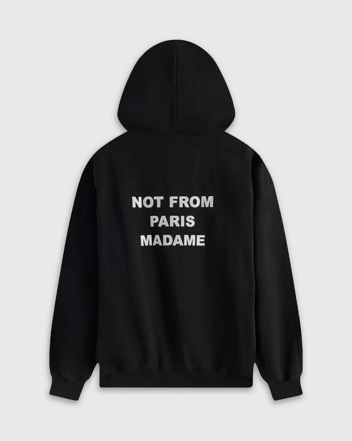 Le Hoodie Slogan Black
