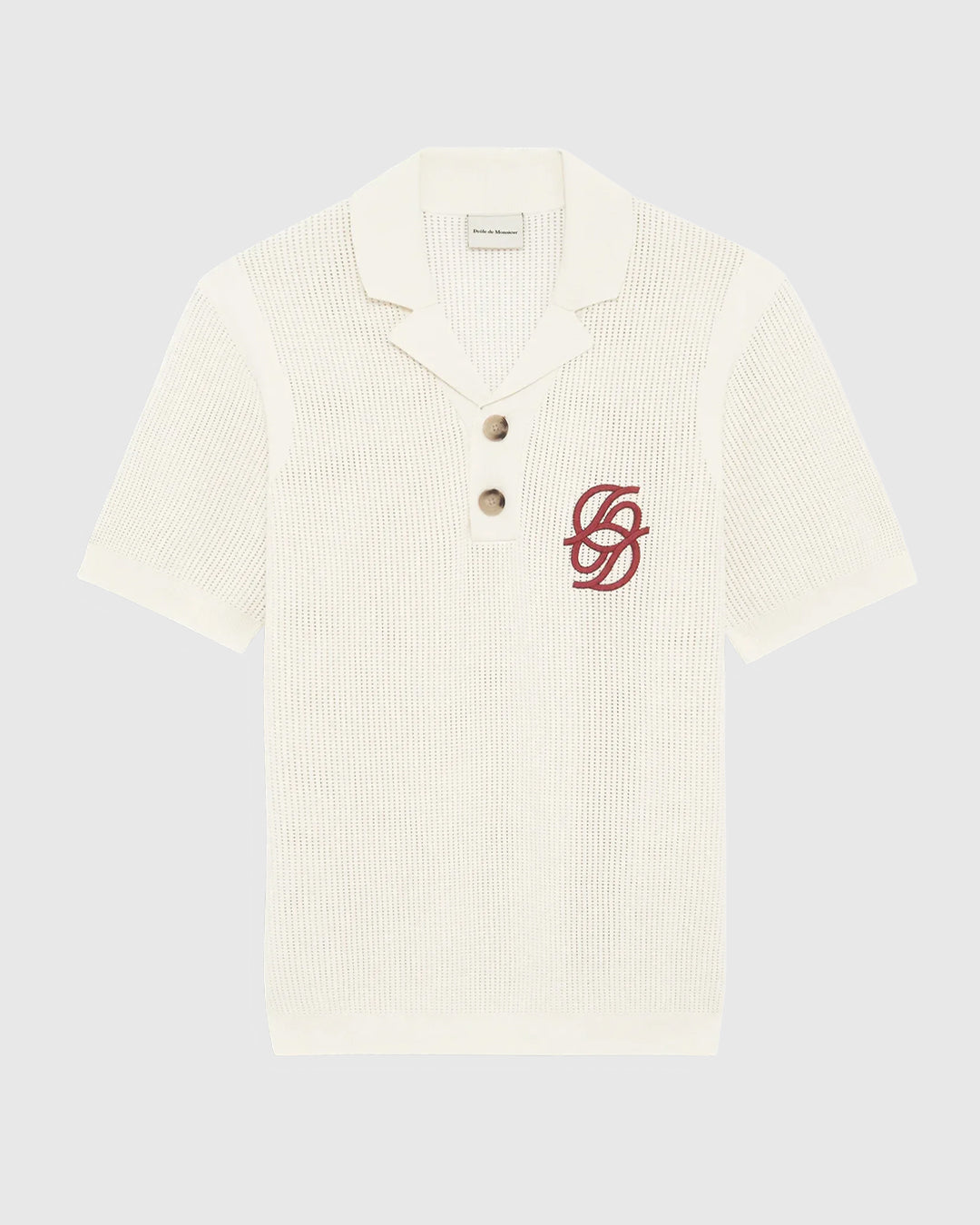 Le Polo Maille Monograme Cream
