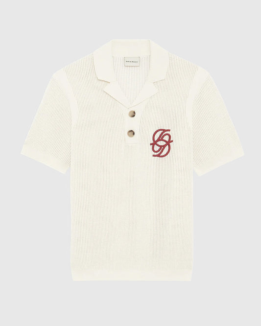 Le Polo Maille Monograme Cream
