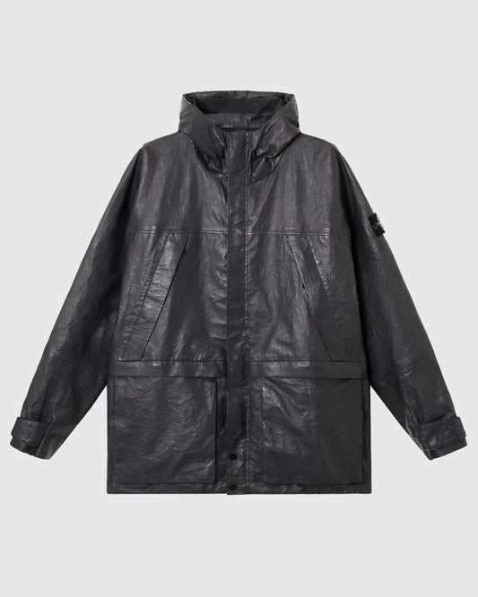 Light Leather Organza Charcoal