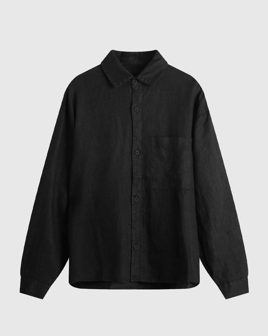 MKI Box Dress Shirt Black