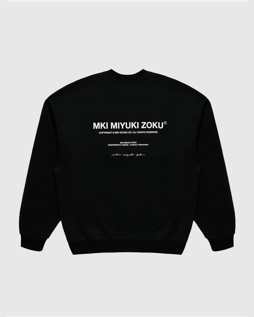 MKI Studio Design Crewneck Black