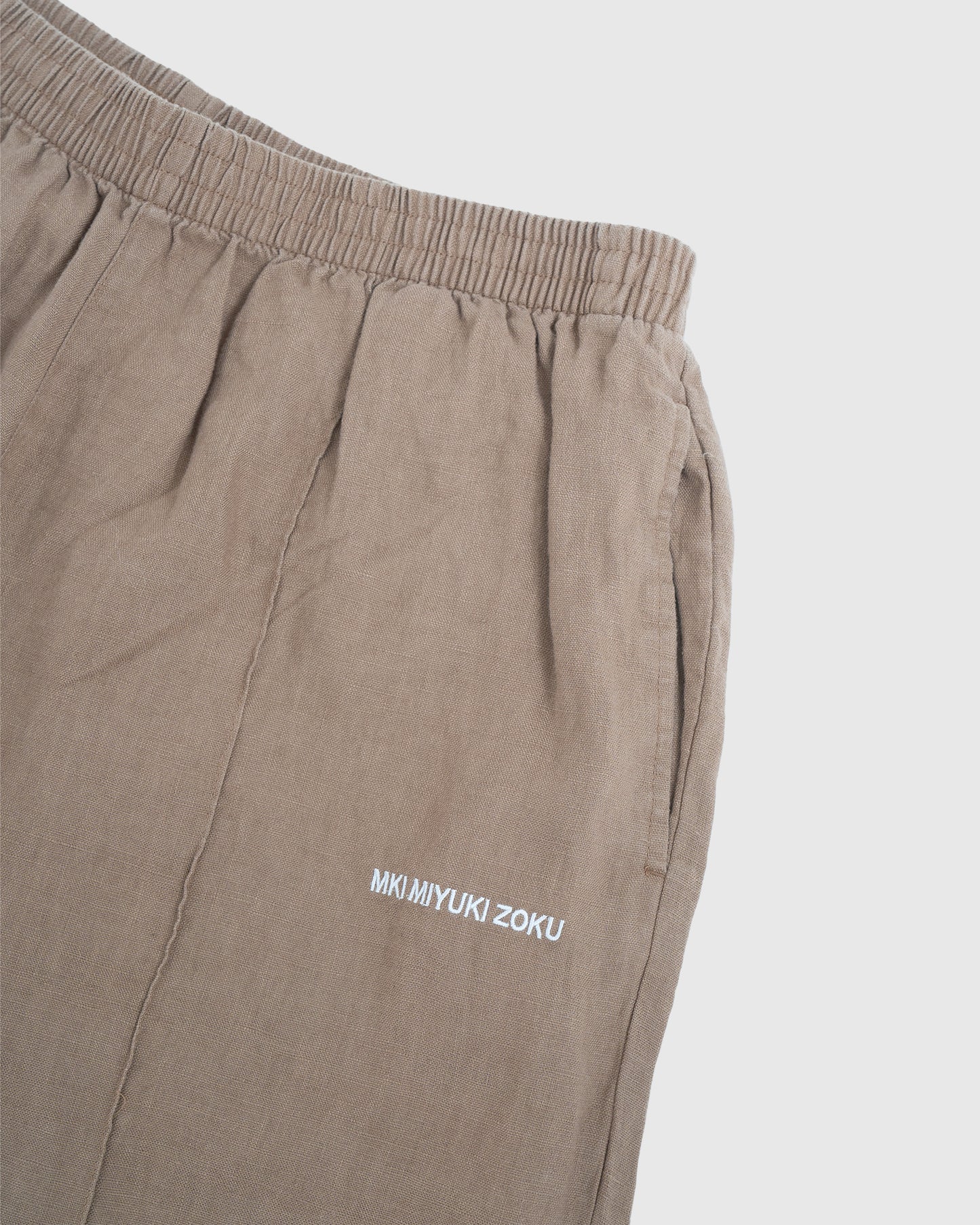 MKI Wide Leg Trousers Mushroom