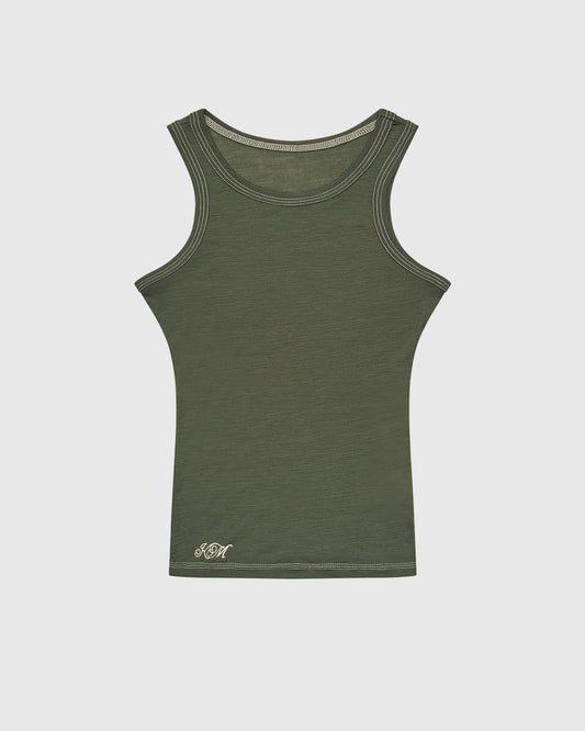 Milo Top Grey/Green Melange