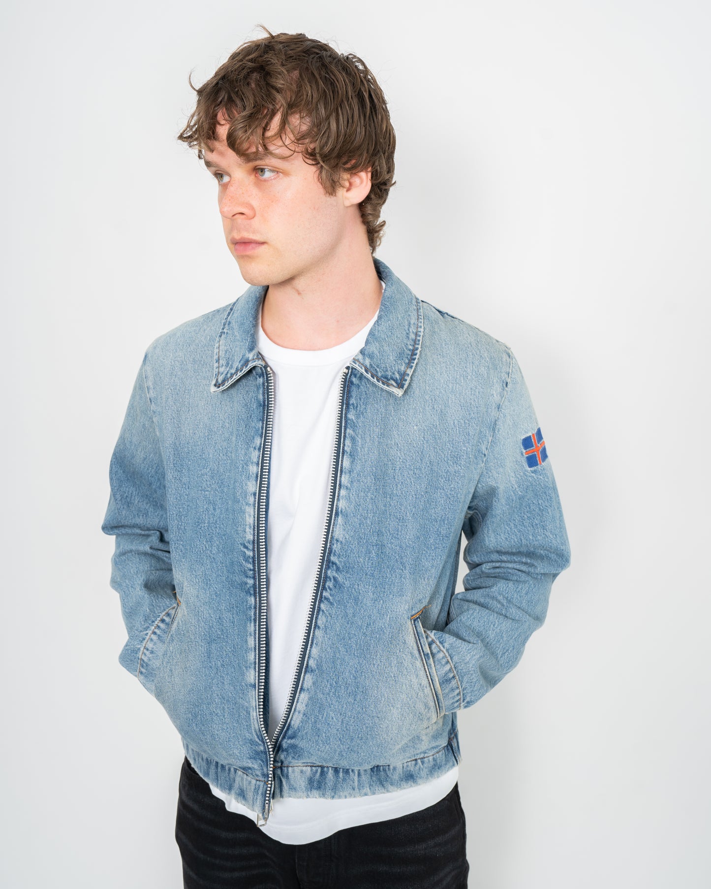 HÚRRA x Dutton 80s Light Blue Jacket
