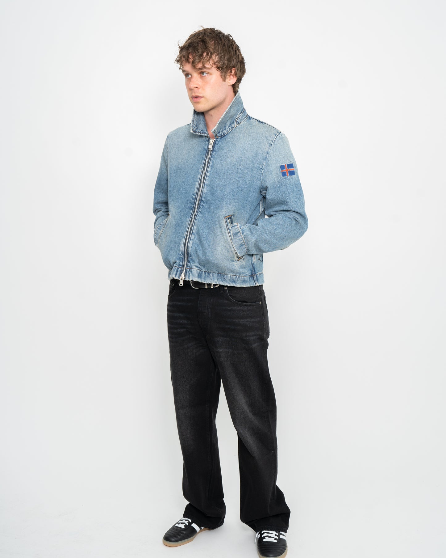 HÚRRA x Dutton 80s Light Blue Jacket