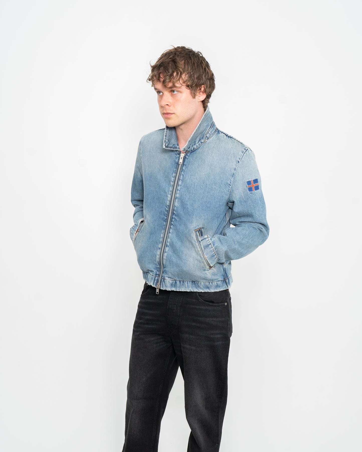 HÚRRA x Dutton 80s Light Blue Jacket