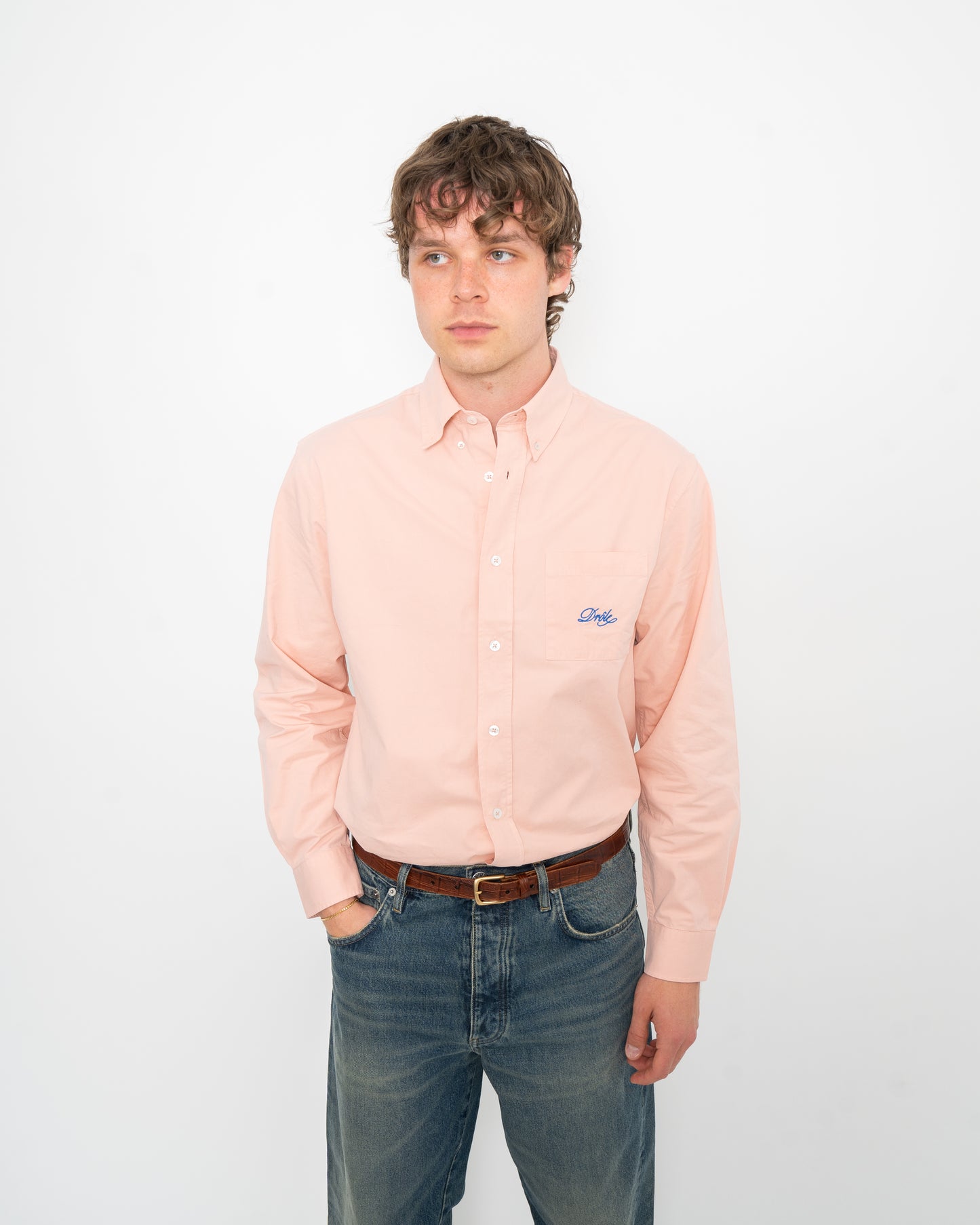 La Chemise Lavée Drole Light Pink