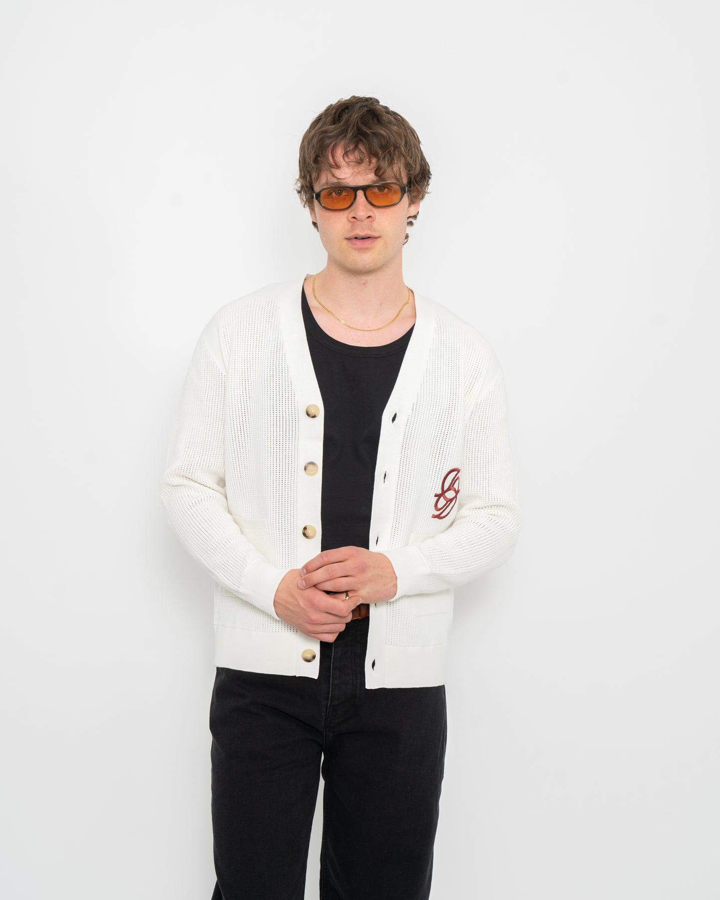 Le Cardigan Monogramme Cream