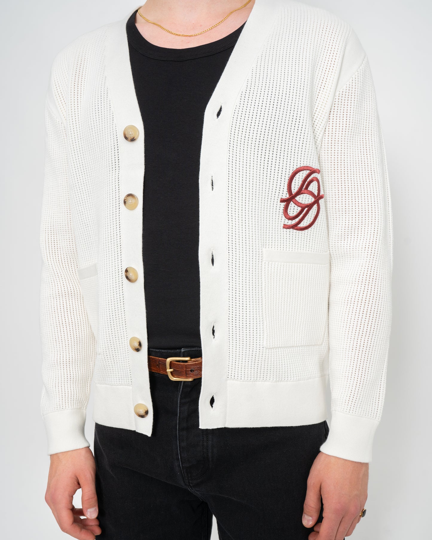 Le Cardigan Monogramme Cream