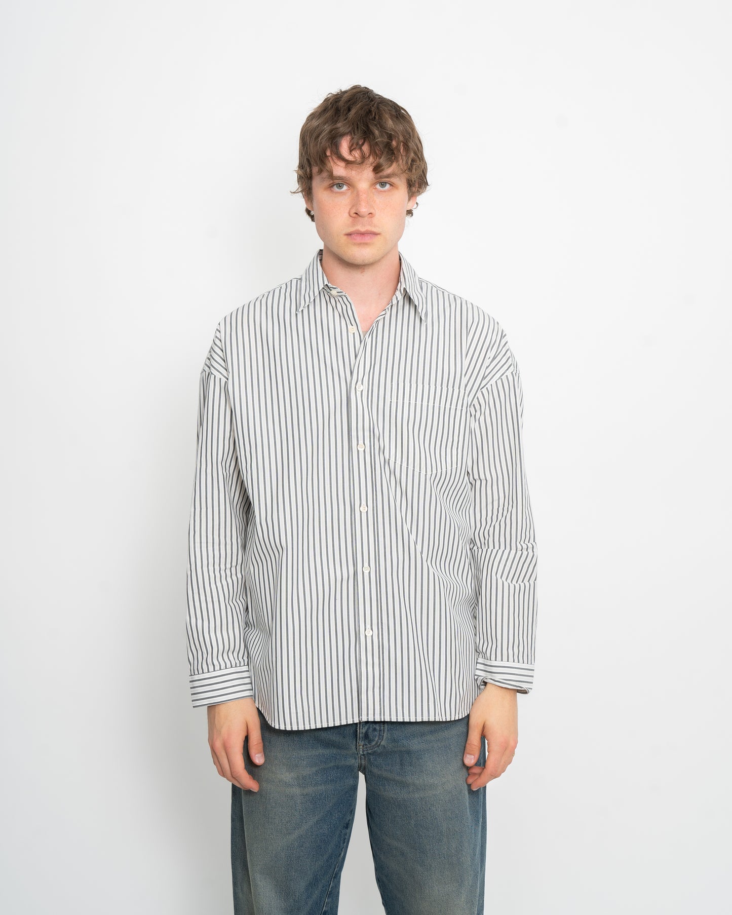 Stable Shirt Stripe Antracite