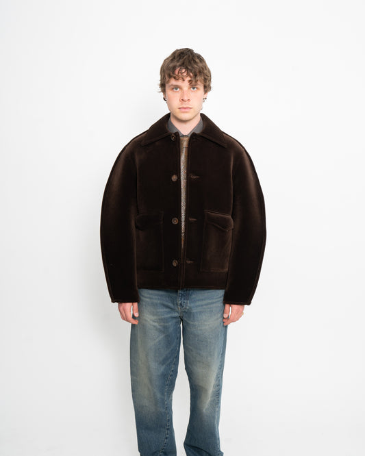 Circulo Jacket Plush Brown