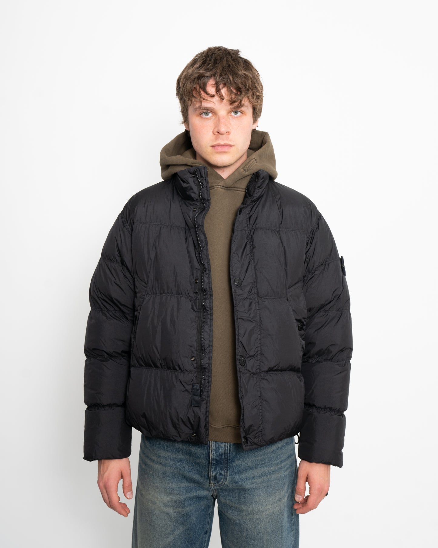 Nylon Down Jacket Black