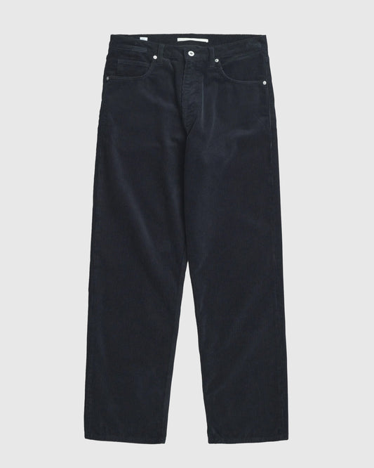 Mogens Relaxed 5-Pocket Wide Corduroy Dark Navy