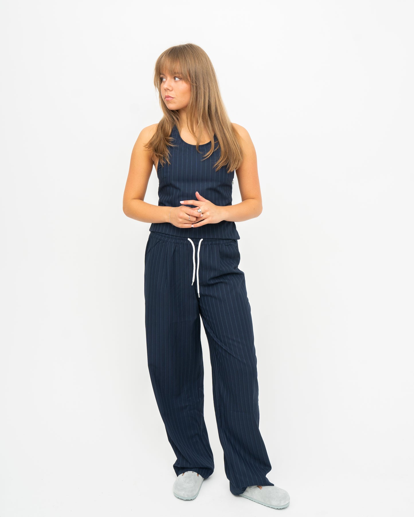 Vicky Pants Dark Blue