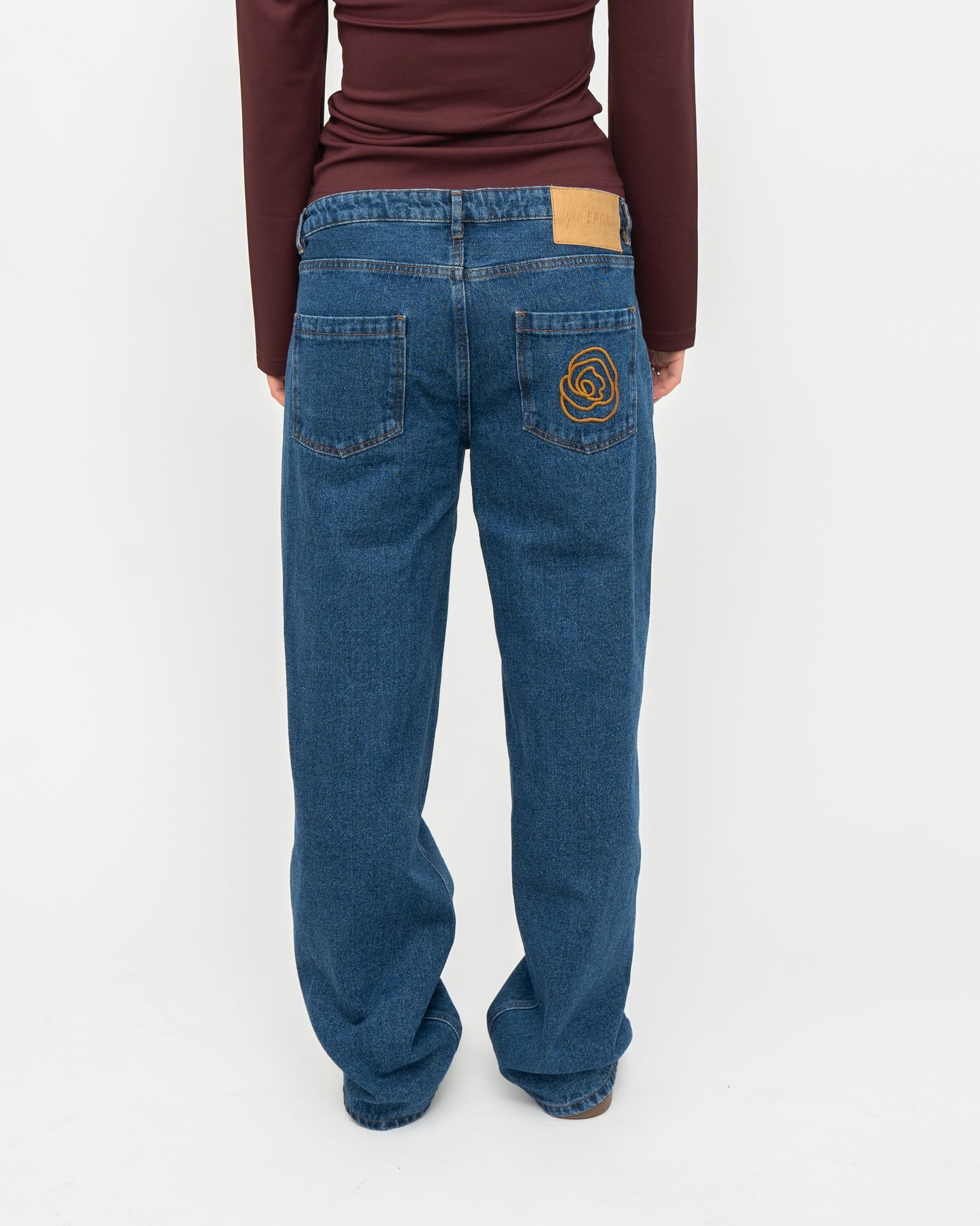 Rose Straight Denim Medium Blue 32