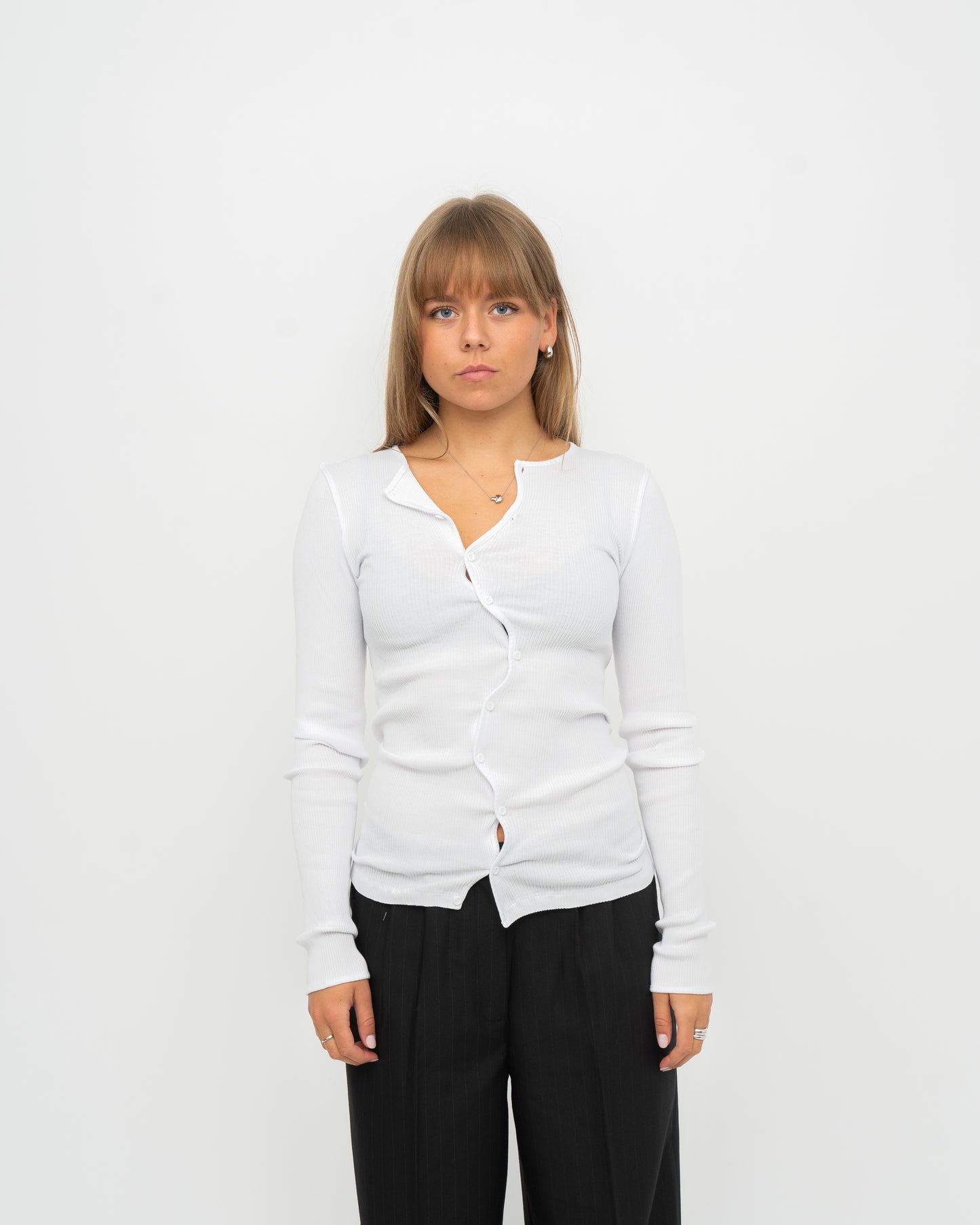 Claire Seamless Top White