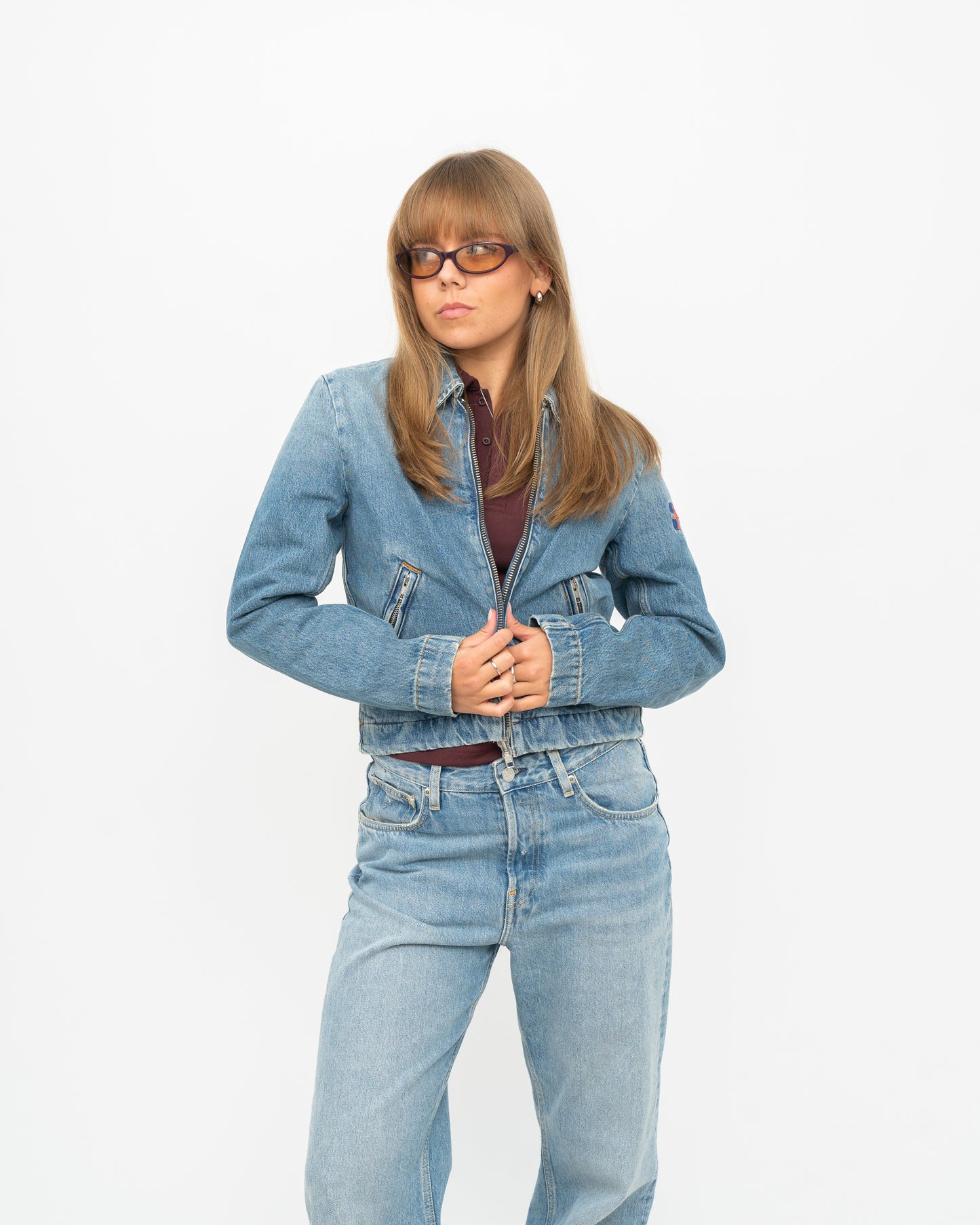 HÚRRA x Dutton 80s Light Blue Jacket W'