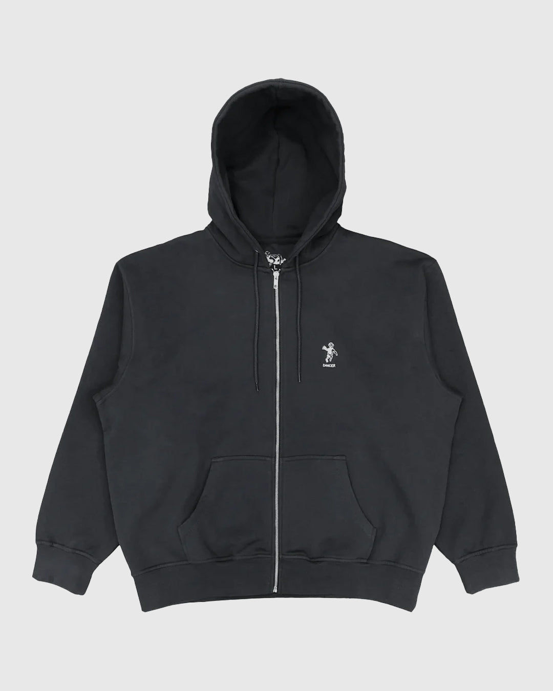 OG Logo Zip Hood Black