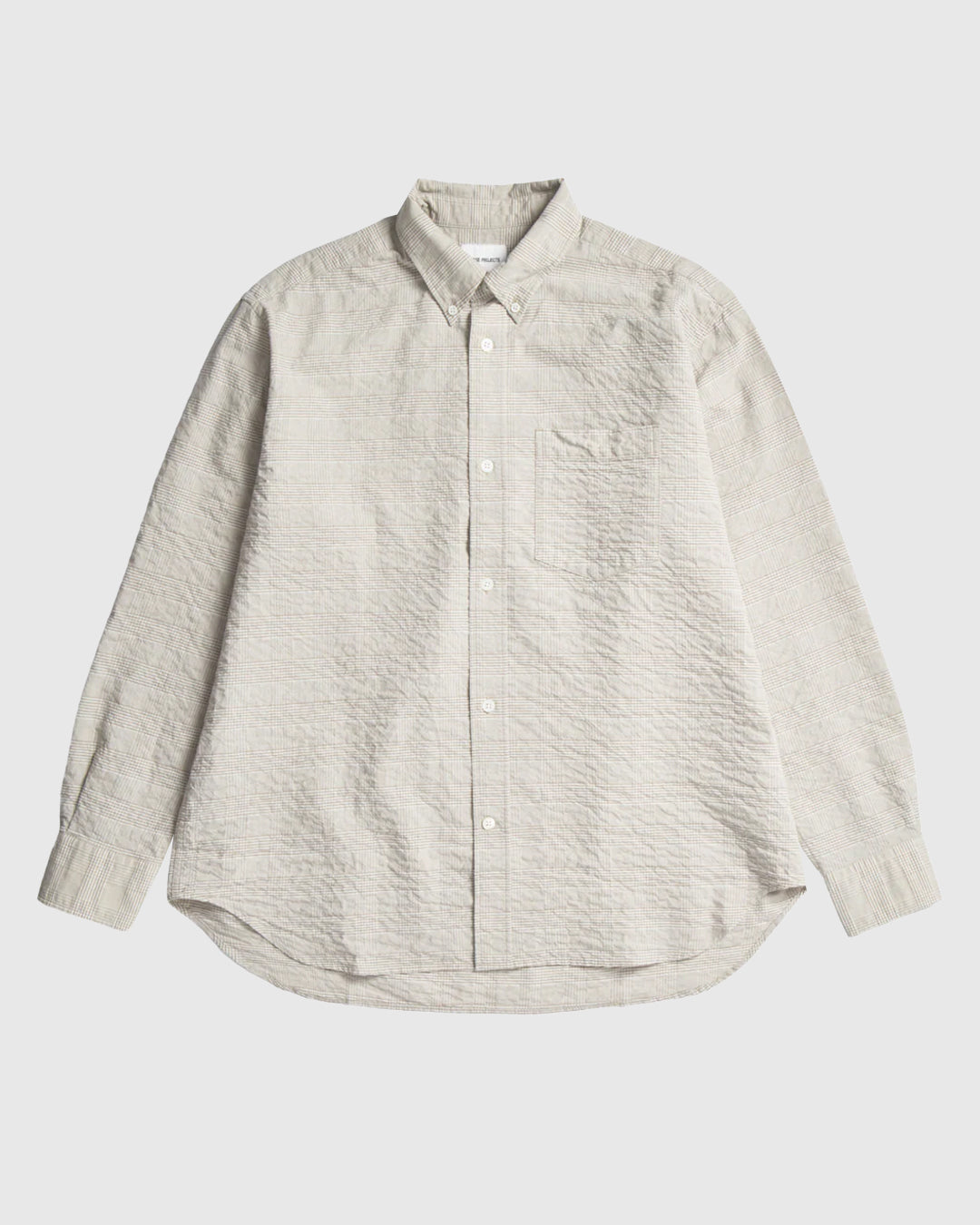 Ole Oversized Check Shirt Heathland Brown