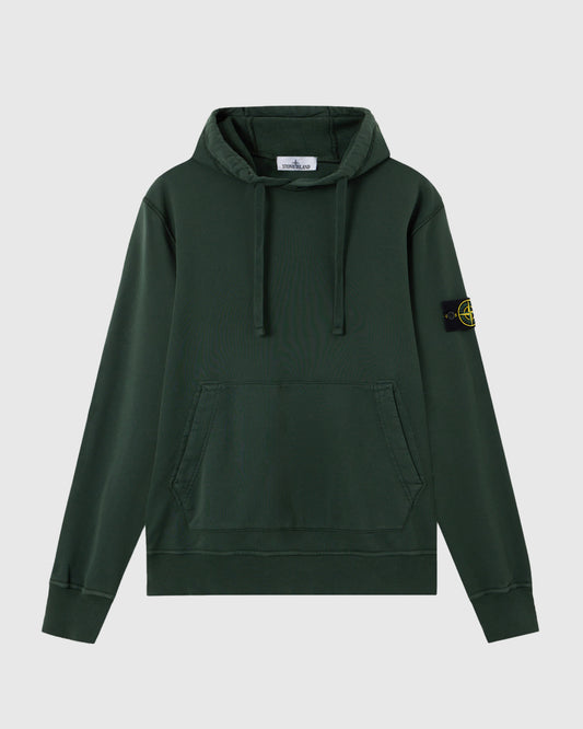 Organic Cotton Fleece Hoodie Juniper