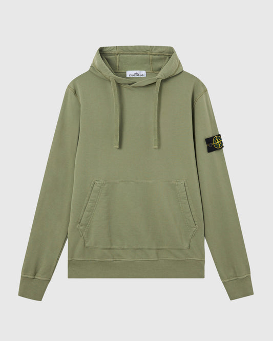 Organic Cotton Fleece Hoodie Sage