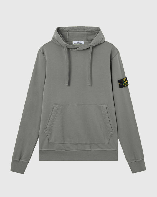 Organic Cotton Fleece Hoodie Cement
