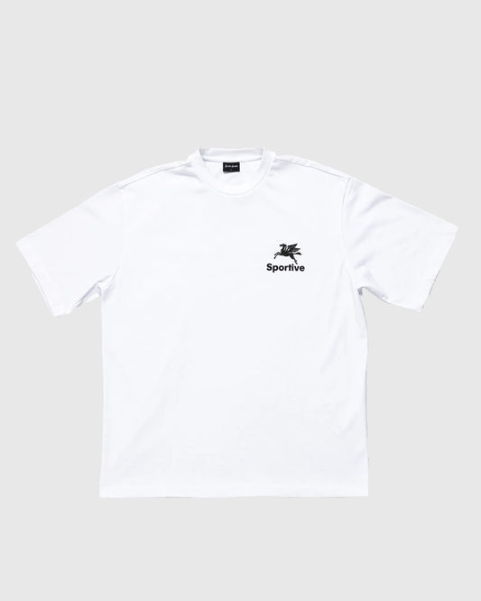 Pegasus White Tee