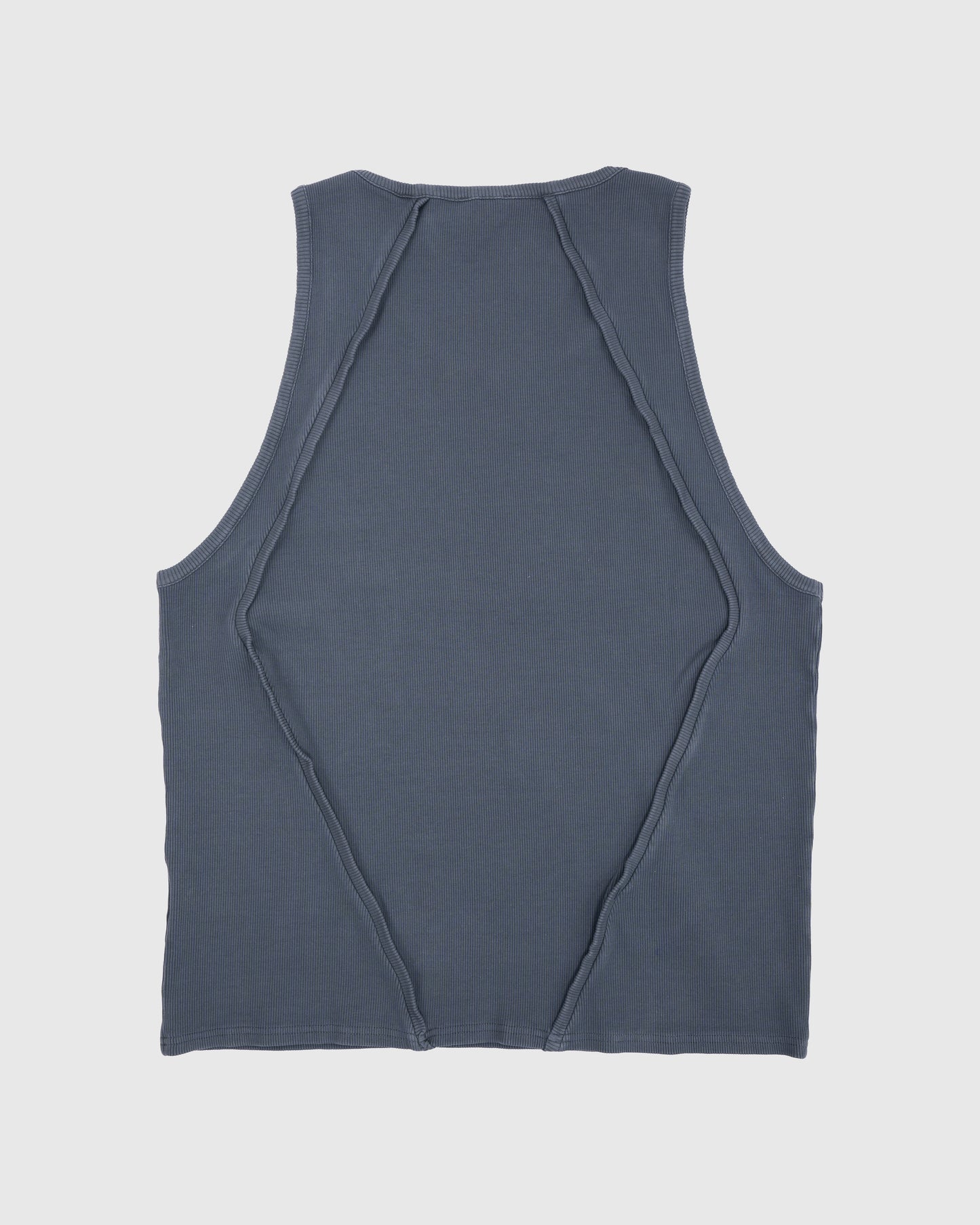 Rib Tank Top Dark Grey