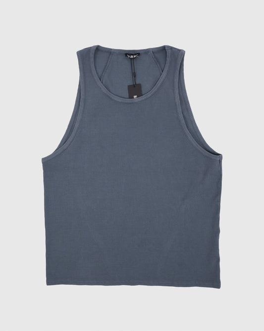 Rib Tank Top Dark Grey