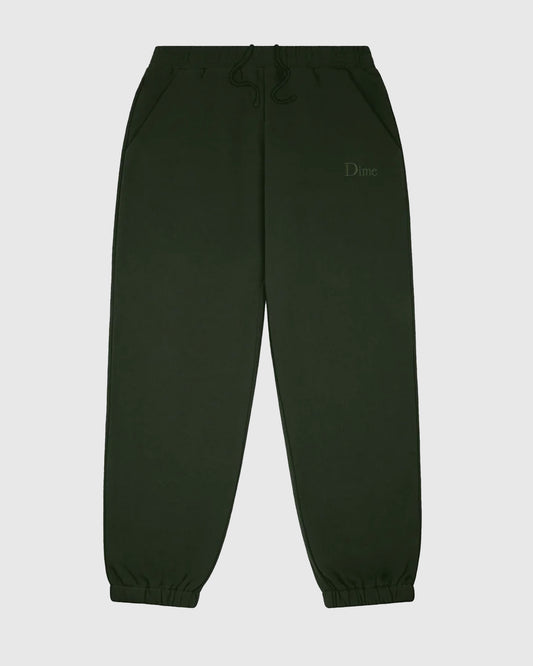 Small Logo Sweatpants Forest Green