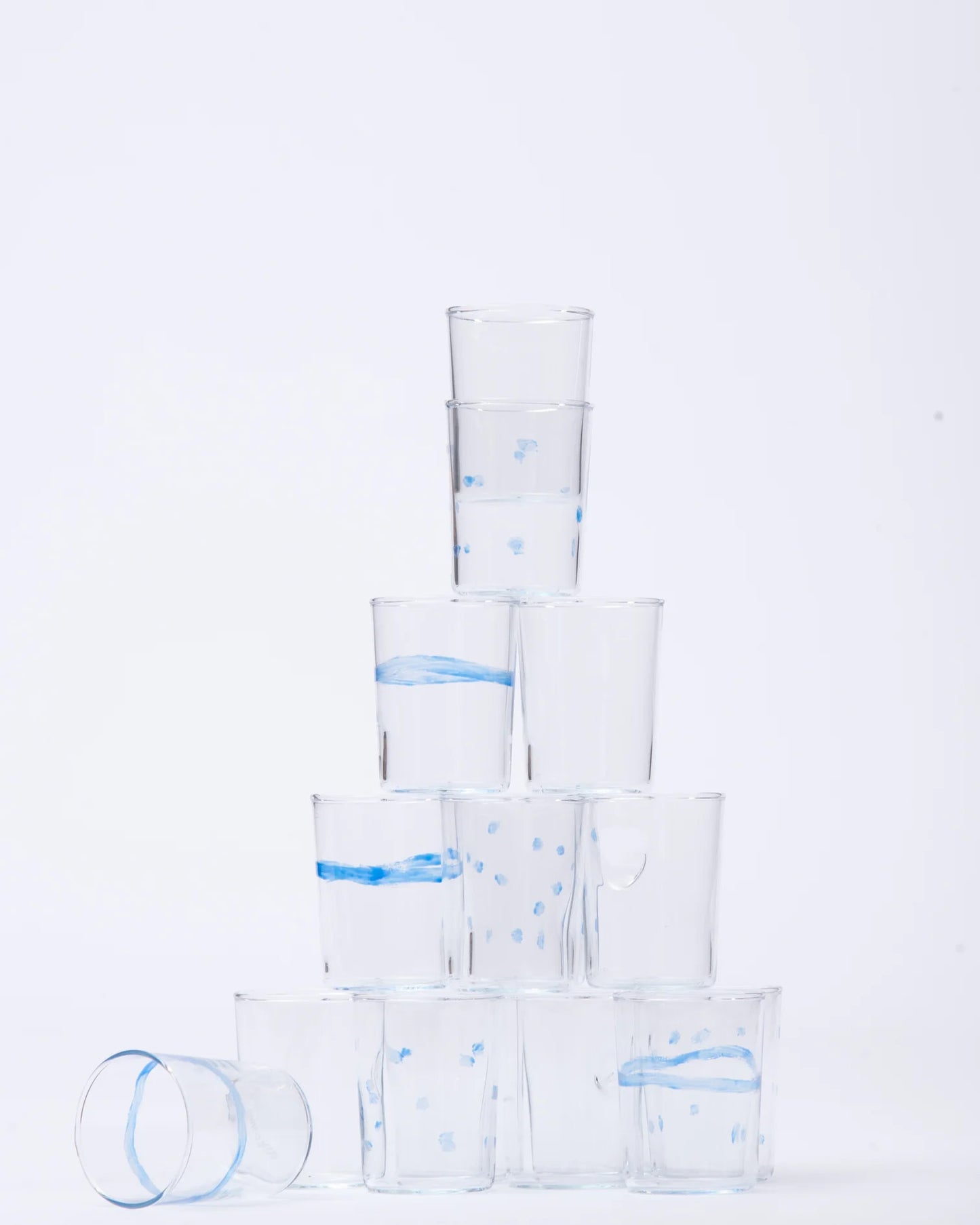 Soft Serve Glass Set Dots