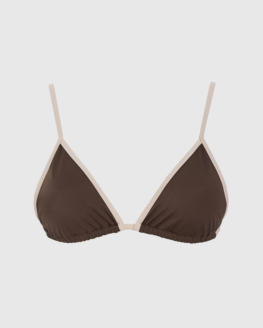 Tanzania Bikini Top Brown/Beige