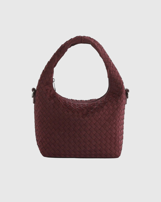 Twisted Braided Neoprene Midnight Plum